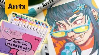 ARRTX Acrylic Markers! ⚠️ HONEST REVIEW ⚠️