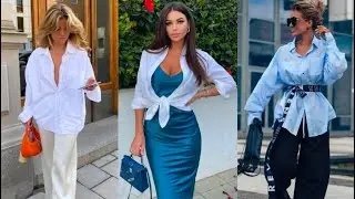 💕МОДНАЯ РУБАШКА💕 КАК НОСЯТ СЕГОДНЯ СТИЛЬНЫЕ ЖЕНЩИНЫ💕МОДНЫЕ РАСЦВЕТКИ И ФАСОНЫ