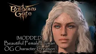 BALDUR'S GATE 3 || Beautiful Human Paladin [Original Character #32] - Female Character Creation