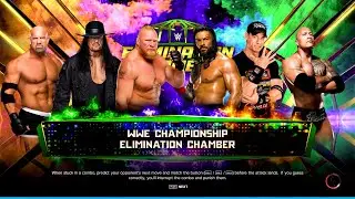 WWE 2K23 ELIMINATION CHAMBER MATCH WWE CHAMIONSHIP | GamertechYT