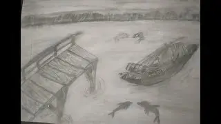Landscape Drawing Tutorial | Pencil Shading | Tutorial | ANG ART AND CRAFT