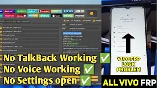 All VIVO Frp unlock by Unlock Tool 2023/Not Open Settings no voice No TalkBack