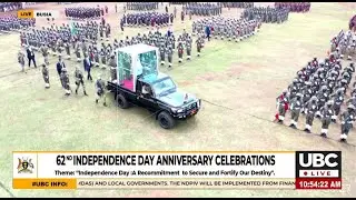 MUSEVENI INSPECTS MILITARY PARADE IN BUSIA AT THE 62ND INDEPENDENCE DAY