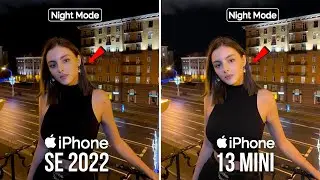 iPhone SE 3 2022 VS iPhone 13 Night Mode Camera Test | iPhone SE 2022