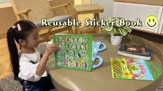 NEWYES Cute Reusable Sticker Book