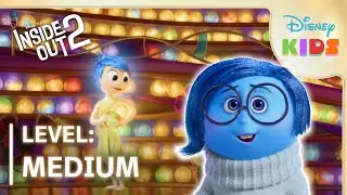 Can You Find Sadness? 🔎💙 | MEDIUM | Inside Out 2 | Disney Kids