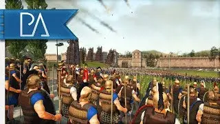 HUGE COMPETITIVE SIEGE WITH ORGANIZED TEAMS! - 4v4 Siege battle - Total war: Rome 2