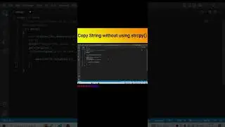 How to Copy string without using strcpy() function in c programming | string in c | sameercoding