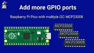 Using MCP23008 GPIO expanders with a Raspberry Pi Pico - with dual I2C devices