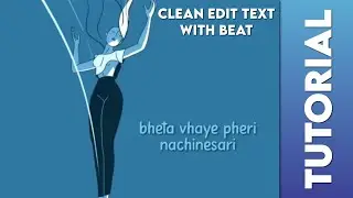 New Clean lyrics edit tutorial in alightmotion | Easy and Cool.