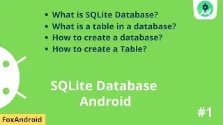 Android SQLite Database Tutorial || How to create Database and Table in Android studio project || #1