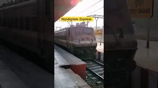 Nandigram Express arrival at Dadar Railway station