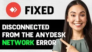 Disconnected From The Anydesk Network Error - Anydesk Not Connecting To Network Fixed 2024