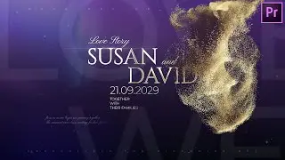 Wedding Glitter Titles Pack for Adobe Premiere Pro | MOGRT
