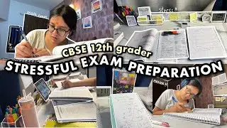 EXAM PREPARATION AS A 12TH GRADER *so many chapters😭*