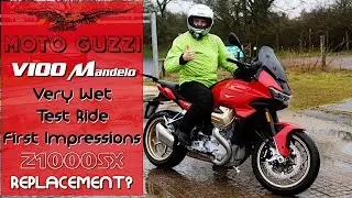 Moto Guzzi V100 Mandelo Demo Ride | First Impressions | V100 vs Z1000SX?
