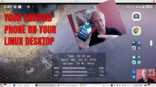 Mirror your Android phone to your Linux (or Windows) desktop. Play games. Get a little crazy!