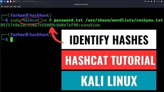 How to Identify Password Hashes for Hashcat | Kali Linux