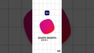 Shape Morph Animation 🛑 After Effect Tutorial #aftereffects