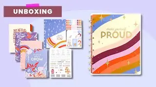 Unboxing the Happy Planner Pride Capsule Collection with The Pigeon Letters