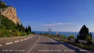 Дорога у Ласпинской бухты (4К)