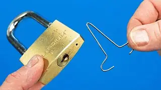 1 Easy Way Open a Lock NEW! Insane Way to Open Any Lock Without a Key!