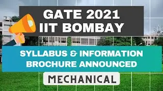 GATE 2021 IIT Bombay Notification - Marking Scheme, Question Type, Syllabus