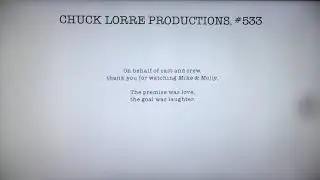 Chuck Lorre Productions, #533/Warner Bros. Television (2016) End Mike & Molly