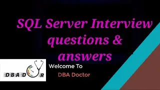 SQL Interview Questions and Answers 