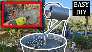 DIY Watering Can Fountain | The Perfect Water Feature For Any Garden
