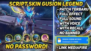 SCRIPT SKIN GUSION LEGEND FULL EFFECT NO PASSWORD TERBARU - SCRIPT SKIN MLBB