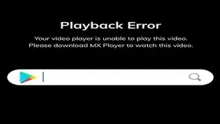 Playback error in mx player in pc | Mx player playback error in laptop | Mx player playback error