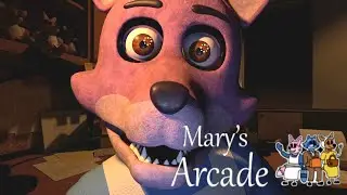 Mary's Arcade (FNaF Fan-Game) Walkthrough Night 1-5 + Extras