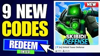 ROBLOX SKIBIDI TOWER DEFENSE CODES 2024!! | BE QUICKLY |