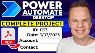 Power Automate Desktop: PDF Extraction and Application Entry