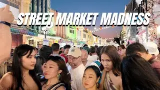 Street Market Phuket Old Town Thailand 🇹🇭 Sunday Night