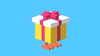 MERRY CHRISTMAS! How To Unlock the “GIFTY” Character, In The “FESTIVE” Area, In CROSSY ROAD! 🎁