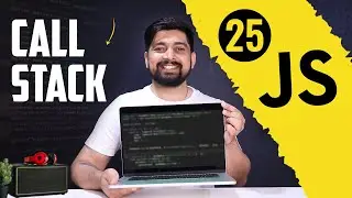 How does javascript execute code + call stack | chai aur 