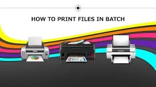 How to print multiple files to multiple printers | Batch Printing PDF