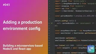 Adding a production environment config: Building a microservices-based NodeJS and React app #043