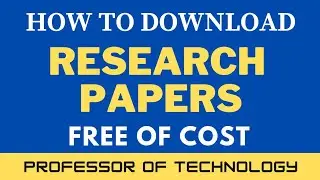 How to Download Research Papers Free | How to find research papers on Google [CC]