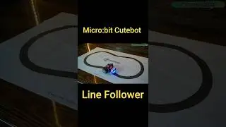 Micro:bit Cutebot Line Follower #microbit