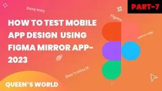 How to test the Mobile app design using Figma Mirror App🤩| Tamil 