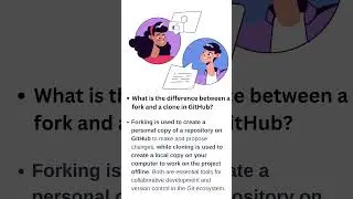 What is the difference between a fork and a clone in GitHub? | GitHub fork vs clone, GitHub fork