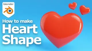 Blender how to make a heart 3D model