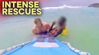INTENSE Lifeguard Rescues on Bondi Beach - Bondi Rescue