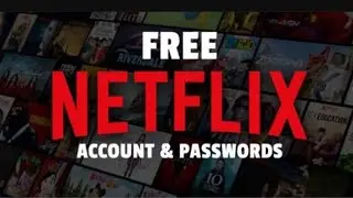 Free Netflix Account with Password [100% Working ]