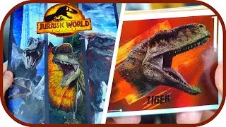 🎁 Наклейки с ДИНОЗАВРАМИ. Мир Юрского Периода от PANINI (Jurassic World).