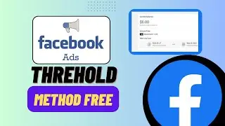 Facebook Ad threshold Method 2023 | Free Virtual Card For Facebook Ads