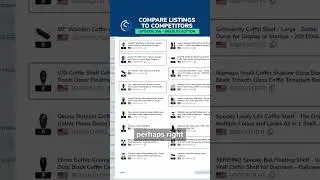 Compare Listings to Competitors 